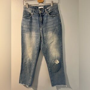 Loft The Curvy Straight Crop Women’s Jeans 25 TALL